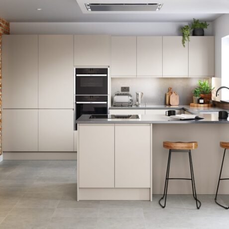 J-Pull Handleless Painted Matt Kitchen